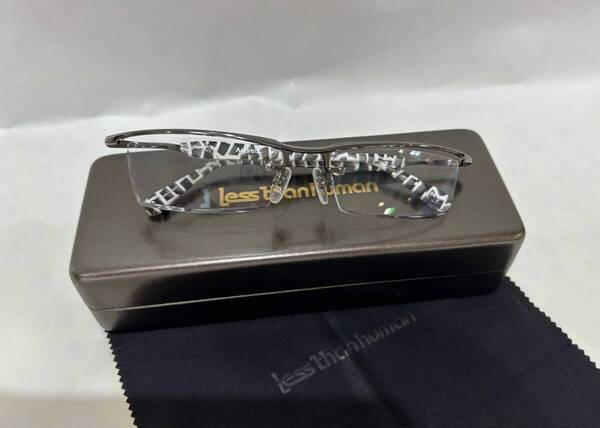 新品!未使用!★Less than human レスザンヒューマン ハゲタカ 玉山鉄二 着用モデル★ Andrei.C アンドレイ メガネ 89K