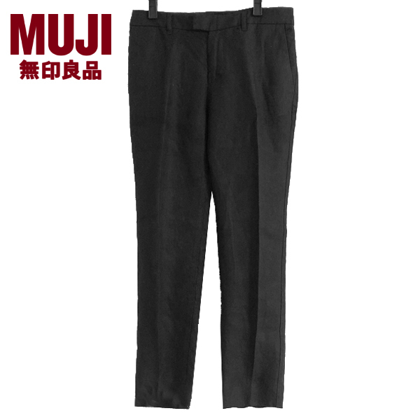 MUJI無印良品フレンチリネンパンツ　黒•ベージュ未使用タグ付き　サイズXL MUJI (無印良品) - 新品 タグ付き 無印良品 フレンチリネン100