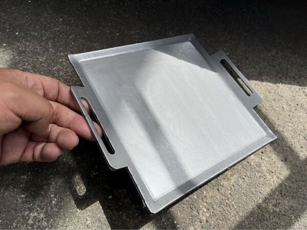 バーベキュー鉄板 ソロキャンプ用 3.2ミリ