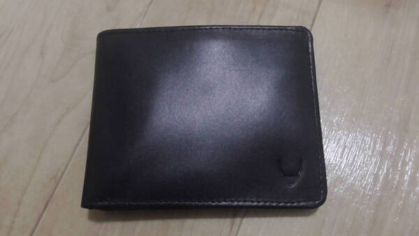 ◯HIDESIGN/黒/2つ折り/本革/財布◯未使用品