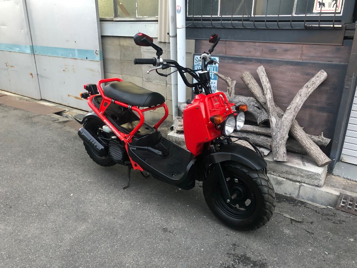 ホンダ ズーマー ZOOMER AF58 始動走行確認済 書付・鍵付 エンジンオイル エアエレメント LEDライト 交換済 シート張替済 現状車 原付 50㏄