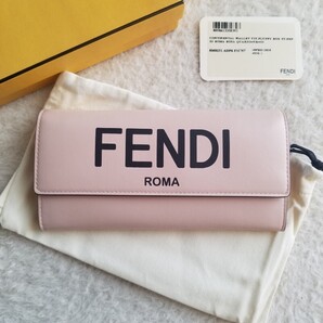 新品 FENDI フェンディ フェンディローマ コンチネンタル ウォレット 長財布 ピンク 8M0251 ADP6 F1CN7 国内完売 入手困難