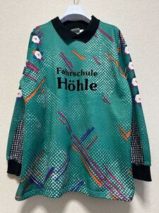 90's JAKO SPORT サッカーフットボール ゲームシャツ 長袖キーパーユニフォーム XL fahrschule hhle DJK OBERTHAL 12 ヴィンテージ