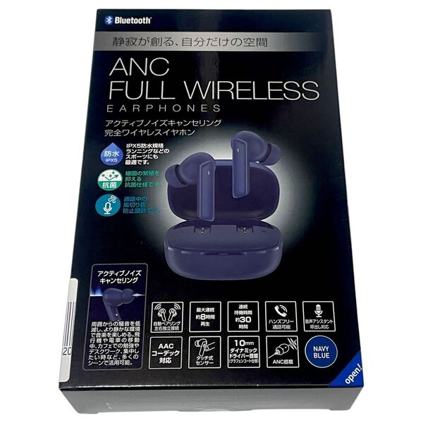 ANC FULL WIRELESS EARPHONES アクティブノイズキャンセリング完全ワイヤレスイヤホン