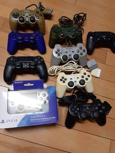 PS4&3&2&1他コントローラー計9個セット ジャンク