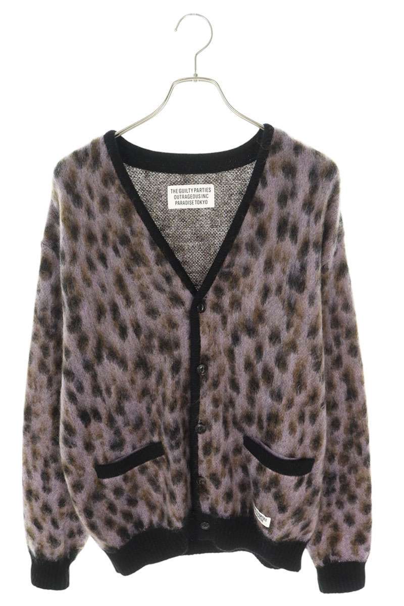 WACKO MARIA/ワコマリア/LEOPARD JACQUARD MOHAIR KNIT CARDIGAN