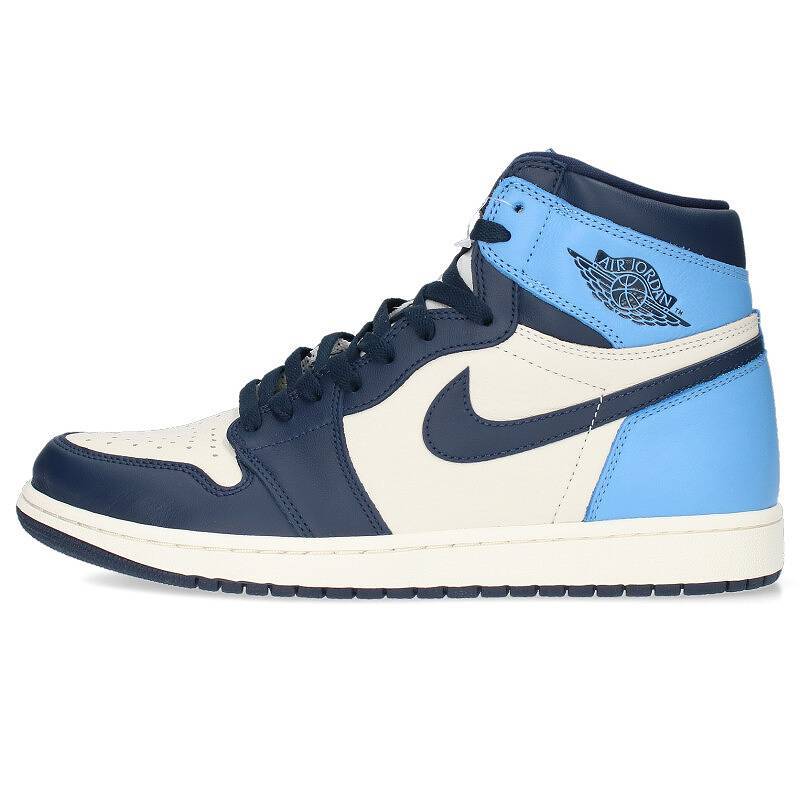 ナイキ スニーカー AIR JORDAN 1 RETRO HIGH OG OBSIDIAN 555088-140 29cm エアジョーダン1レトロハイオージーオブシディアン 中古 BS55