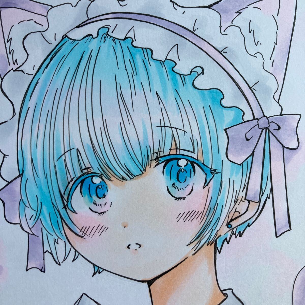 Yahoo!オークション -「猫耳メイド」(手描きイラスト) の落札 Yahoo!オークション -「猫耳メイド」(手描きイラスト) の落札