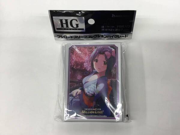 6 即決★新品未開封★保管品★ スリーブ ハイグレード アイドルマスター ミリオンライブ! Welcome to the New St@ge『三浦あずさ』