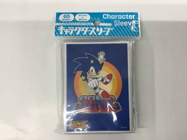 23 即決★新品未開封★保管品★ キャラクタースリーブ ソニック・ザ・ヘッジホッグ 『Retro Arcade』ソニック(EN-1193) パック