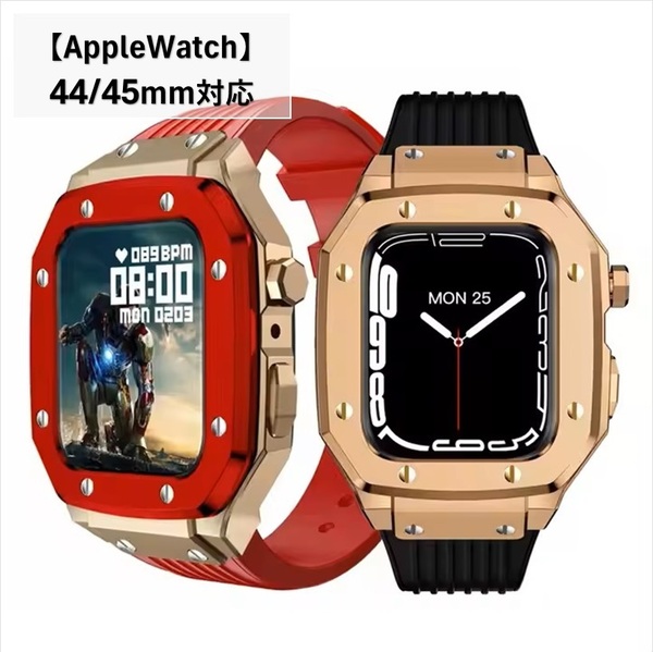 A41 アップルウォッチ AppleWatch バンド ベルト 特殊加工 金属 メンズ 高級 クリスマス プレゼント