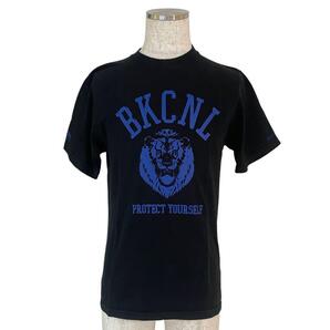 Back Channel バックチャンネル メンズ トップス 半袖 Tシャツ ブラック 黒 綿100% ロゴ 文字 丸首 送料無料 匿名配送