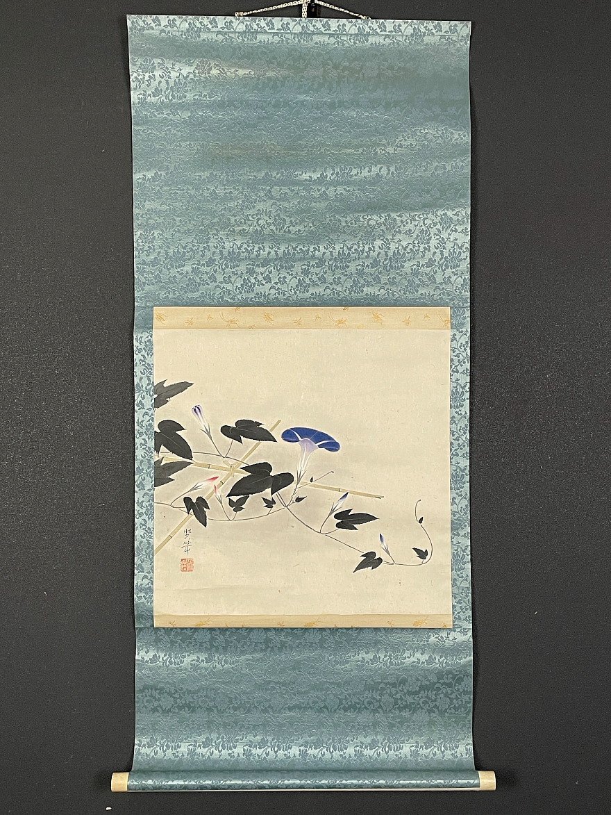 縮小屏風〈朝顔図〉鈴木其一京都便利堂オンラインショップ