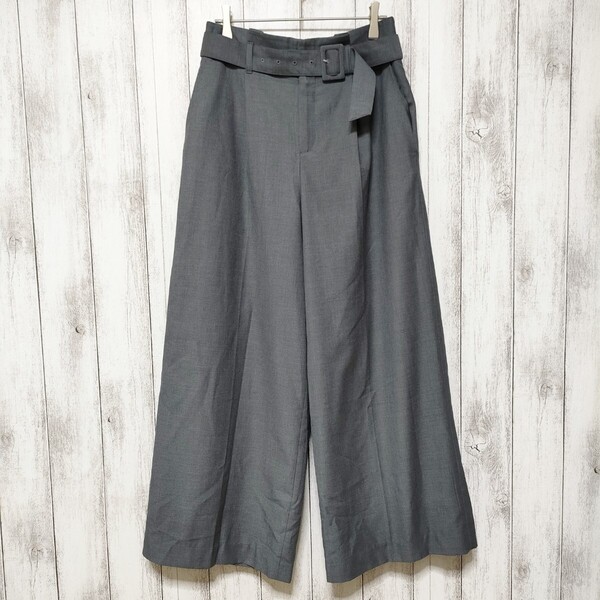ELLE エル サイズ38 ベルト付き ワイドパンツ