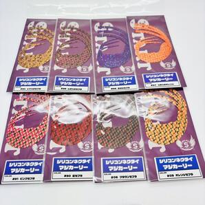 新品 start スタート マジカーリー シリコンネクタイ 8点 セット オレンジ ブラウン 紅 ピンク シマつぶ ムラつぶ まかい ゼブラ つぶつぶ