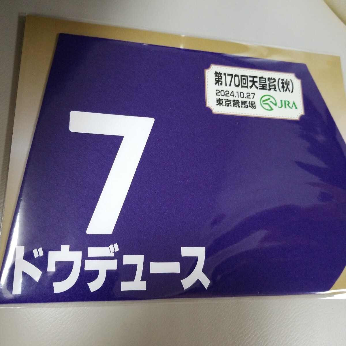 限定】ブエナビスタ 天皇賞(秋) 額入りミニゼッケン - メルカリ