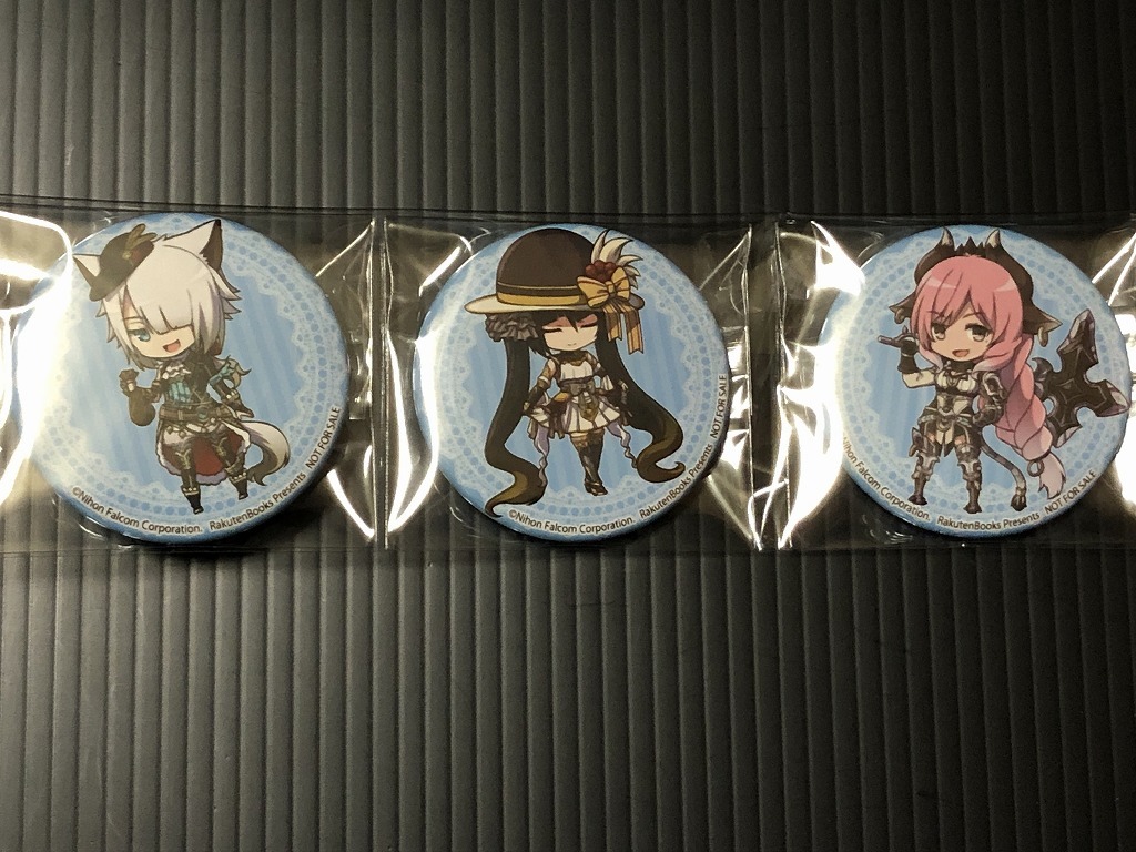 グレイ 缶バッジ PS4 イース9 モンストルム・ノクス 新品未開封 缶バッジ付き