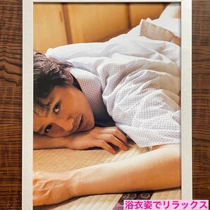 額装品★安藤政信①グラビア!若い頃からずっとかっこいい!★当時印刷物★A4サイズ額入り★キッズリターン★麒麟がくる★あなたの番です★