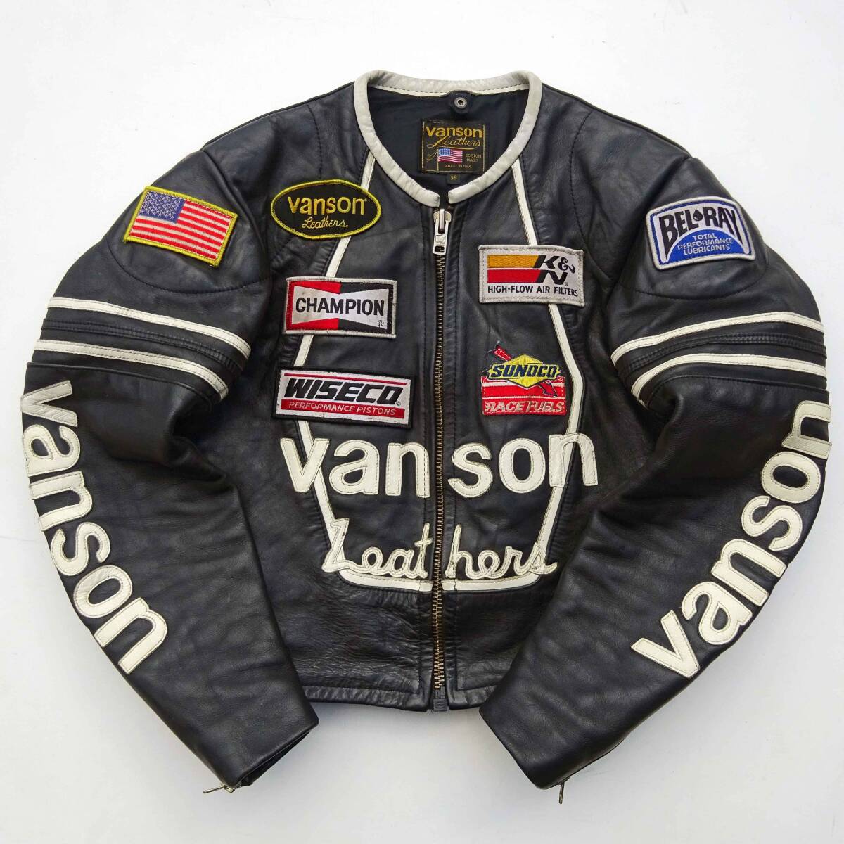 Yahoo!オークション -「(vanson バンソン) (star スター Yahoo!オークション -「(vanson バンソン) (star スター