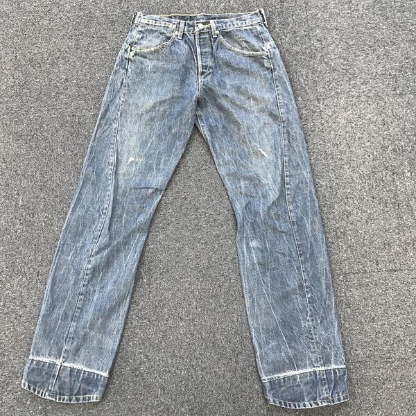 リーバイス W31L33 エンジニアジーンズ ユーロ古着 デニム 立体裁断