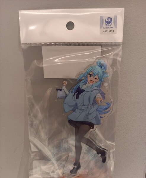 アクア アクリルスタンド この素晴らしい世界に祝福を! 3 このすば TSUTAYA アクスタ アクリルフィギュア ツタヤ POP UP SHOP