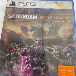 PS5ソフト SDガンダム バトルアライアンス 未開封品 ジャケット難あり