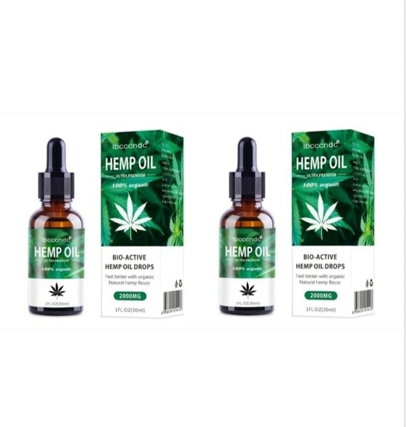ヘンプオイル 30ml x2 100% オーガニック 初心者向け HANAKO