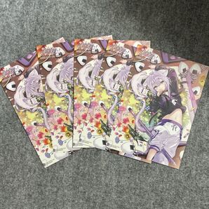 ホロライブ所属 猫又おかゆ主演 おかゆにゅ〜〜む!塗り絵 5枚セット