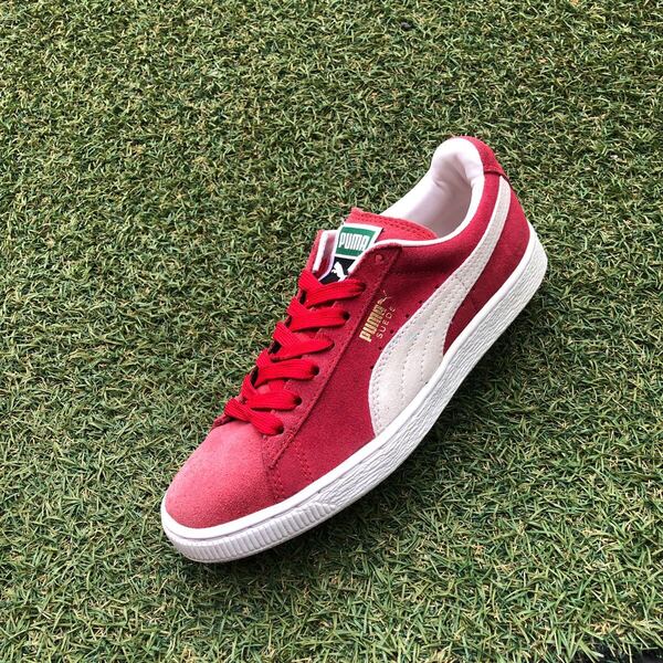 美品23.5 PUMA SUEDE CLASSIC + プーマ スエード クラシック プラス HA947
