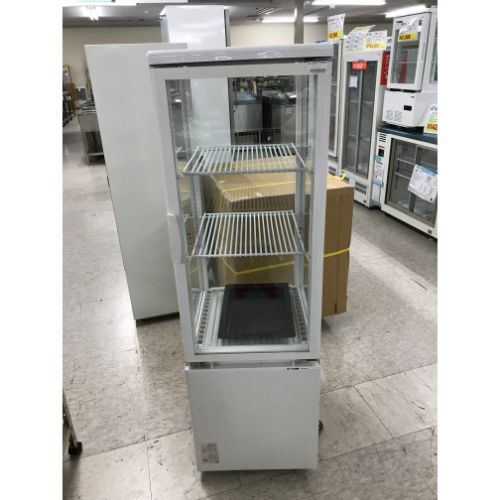 中古｜厨房機器：納品実績】４面ガラス冷蔵ショーケース｜サンデン｜AGV-９０X｜２０１７年｜幅４２３奥行４７４高さ１３７８｜Eテンポ厨房.COM大阪