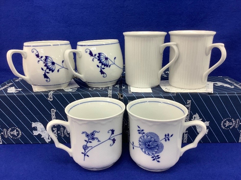Yahoo!オークション -「ボヘミアブルーオニオン」(茶器) (洋食器 Yahoo!オークション -「ボヘミアブルーオニオン」(茶器) (洋食器
