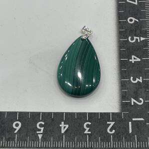 【E26718】マラカイト*孔雀石*ペンダント*Malachite*Pendant*天然石*パワーストーン*