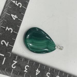 【E26715】マラカイト*孔雀石*ペンダント*Malachite*Pendant*天然石*パワーストーン*
