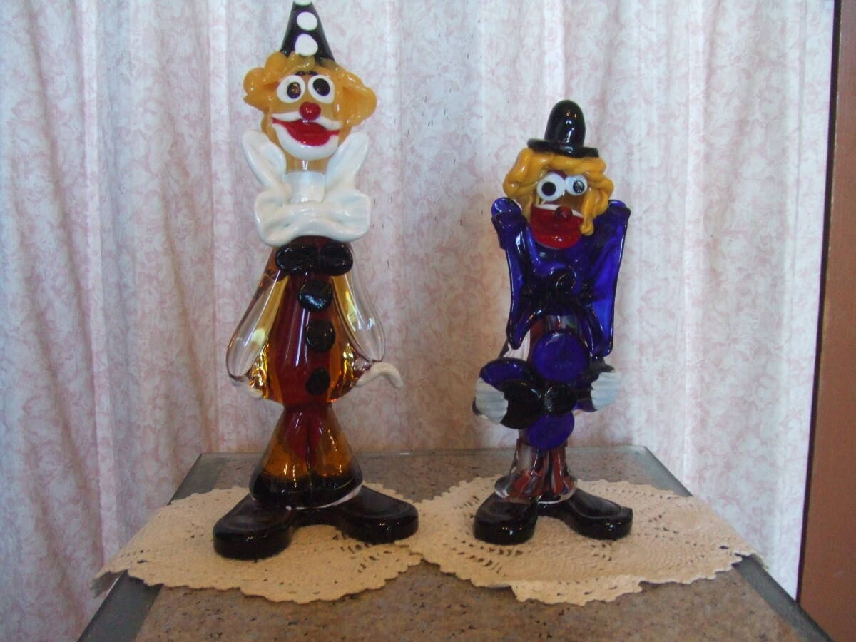 Yahoo!オークション -「ピエロ pierrot」(工芸ガラス) (ガラス Yahoo!オークション -「ピエロ pierrot」(工芸ガラス) (ガラス