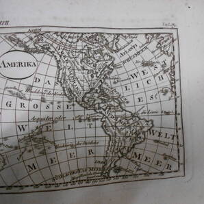 即決1805年ドイツ『メイシナー星図帳PL59 アメリカ』古地図 天文地理アンティーク 星図 星座早見盤Astronomy, Star map, Planisphere
