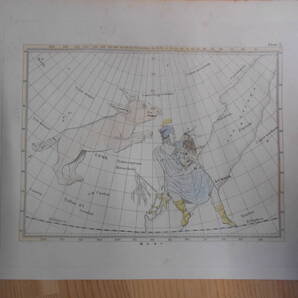 即決1824年米国『グリーン星図=ボーデの星図 PL3馭者座他』天文 アンティーク 星座早見盤 天体望遠鏡Astronomy, Star map, Planisphere