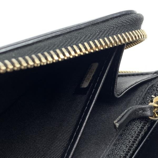 CHANEL シャネル A84449 CCフィグリー 長財布 ラウンドファスナー キャビアスキン 黒 ブラック ココマーク レディース 管理RY24004126 CHANEL シャネル A84449 CCフィグリー 長財布 ラウンドファスナー キャビアスキン 黒 ブラック ココマーク レディース 管理RY24004126