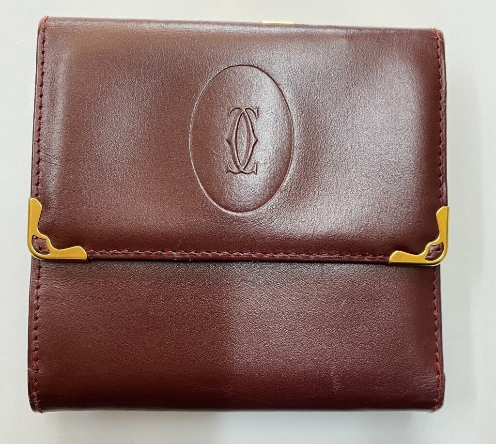 美品】 Cartier / カルティエ | マストライン 三つ折り がま口