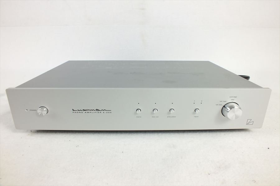 Yahoo!オークション -「luxman e-200」(オーディオ機器) の落札 Yahoo!オークション -「luxman e-200」(オーディオ機器) の落札