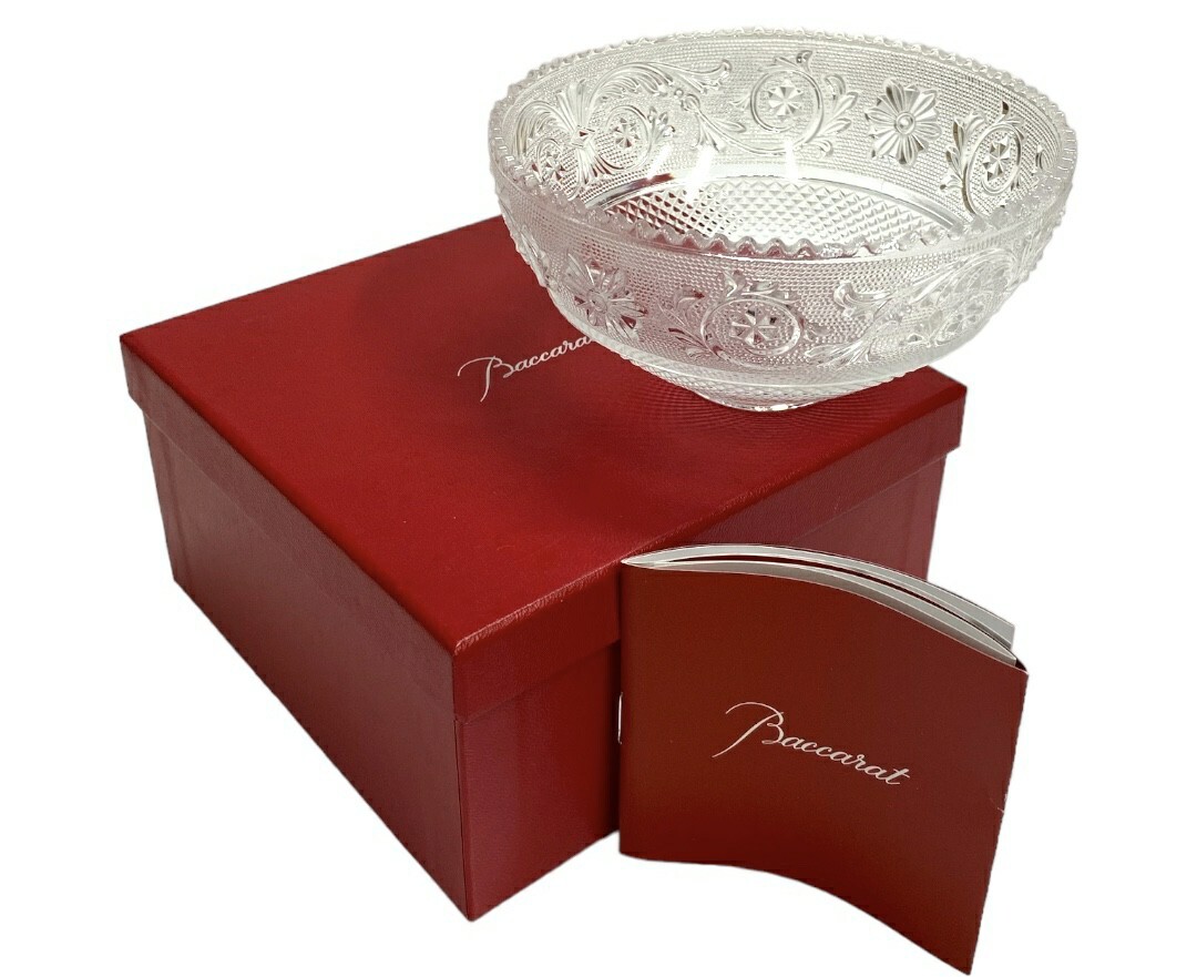 新品未使用】Baccarat アラベスク ボウル 3個 専用箱付き(2025 新品未使用】Baccarat アラベスク ボウル 3個 専用箱付き(2025