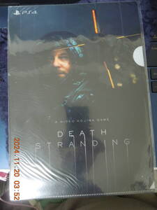 パッケージデザイン オリジナル特典B5クリアファイル /「PS4ソフト DEATH STRANDING」/ ゲオ購入特典