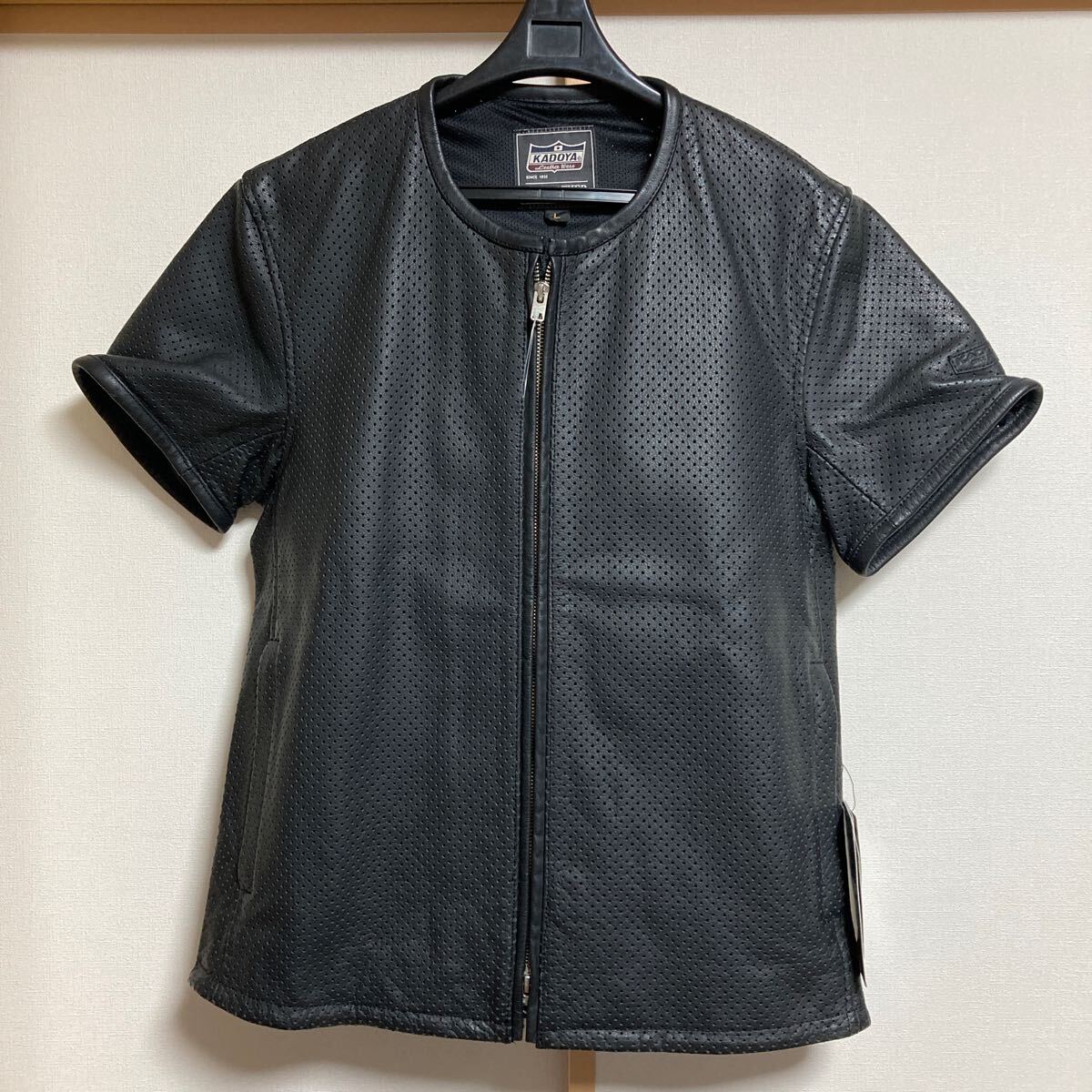 Yahoo!オークション -「半袖パンチングレザージャケット Yahoo!オークション -「半袖パンチングレザージャケット