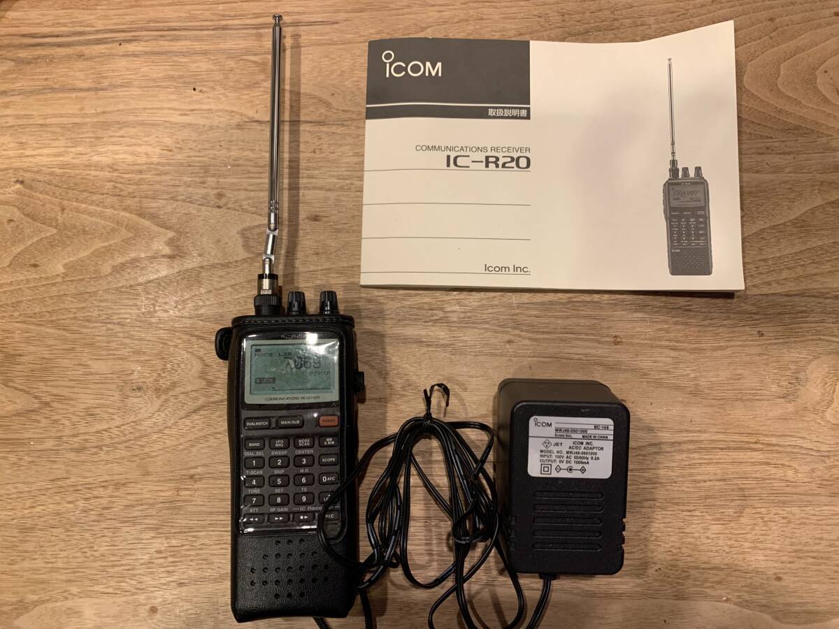 Yahoo!オークション -「icom ic-r20」(受信機) (アマチュア無線 Yahoo!オークション -「icom ic-r20」(受信機) (アマチュア無線