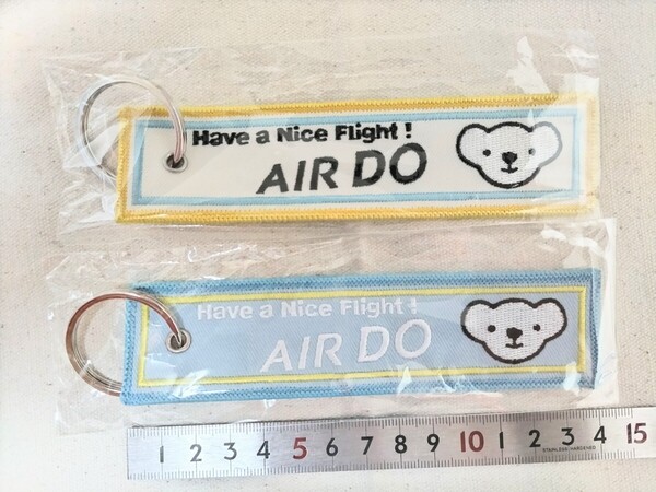 AIRDO フライトタグ 2本セット エアドゥ ベアドゥ 北海道 新千歳空港