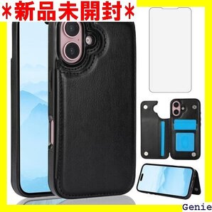 NKECXKJ iPhone16 用ケース iPhon e16 レディース メンズ 6.1 インチ 黒 ブラック 165