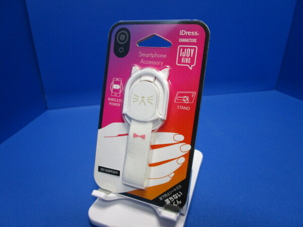 サンクレスト|SUNCREST IJOY RING スマホリング ホールドリング iDress キャットホワイト