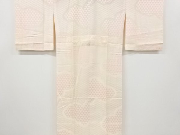 ys7255346; 鱗模様織り出し単衣長襦袢【リサイクル】【着】