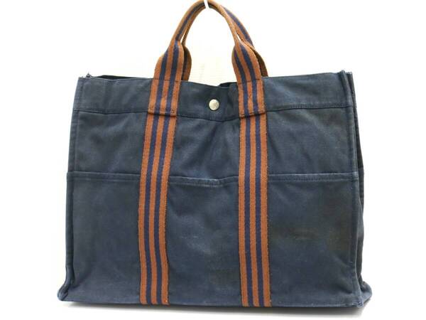 エルメス フールトゥ ハンドバッグ ネイビー系 HERMES 18694502