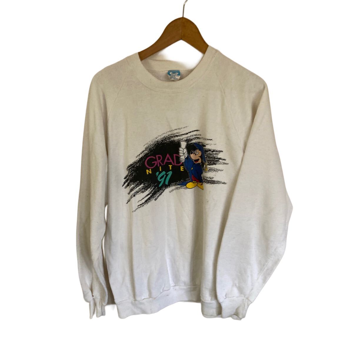 90’s vuntage USA製Disney スウェット トレーナー ONE SIZE