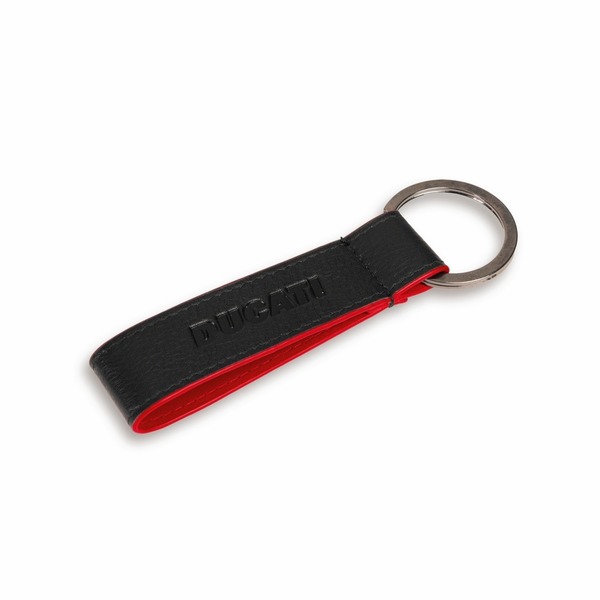送料無料 ドゥカティ 純正 Ducati 正規品 Ducati Firma レザーキーリング 9x2.5cm 987713560